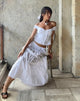 Image of Alderidge Bardot Corset Top in White