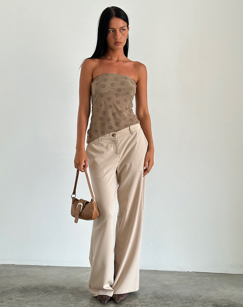 Image of Bistara Top in Daisy Flock Light Brown