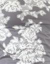 Grey Floral Lace