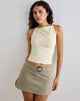 Image of Dudley Vest Top in Buttermilk