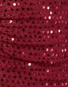 Sequin Knit Burgundy