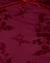 Botanical Flower Maroon