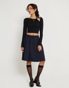Image of Hedva Long Sleeve Top in Black