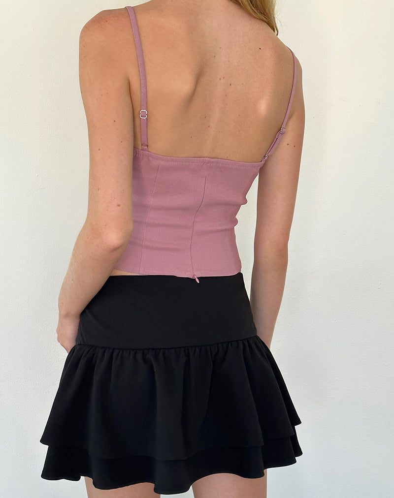 Image of Indus Cami Top in Rosette Dusky Pink