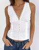 Image of Lasily Sleeveless Corset Top in White