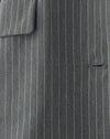 Grey Pinstripe