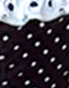 Black and Blue Polka