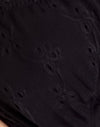 Broderie Black with Frill
