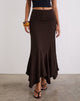 Image of Rombe Maxi Skirt in Bitter Chocolate