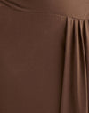 Cupro Dark Brown