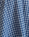 Navy Tartan Poplin