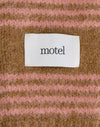 Knit Pink Stripe Brushed Wool