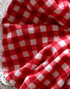 Red Gingham with Lace