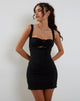 Image of Shadi Mini Dress in Black