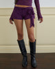 Image of Shoumi Short with Frill in Lace Purple