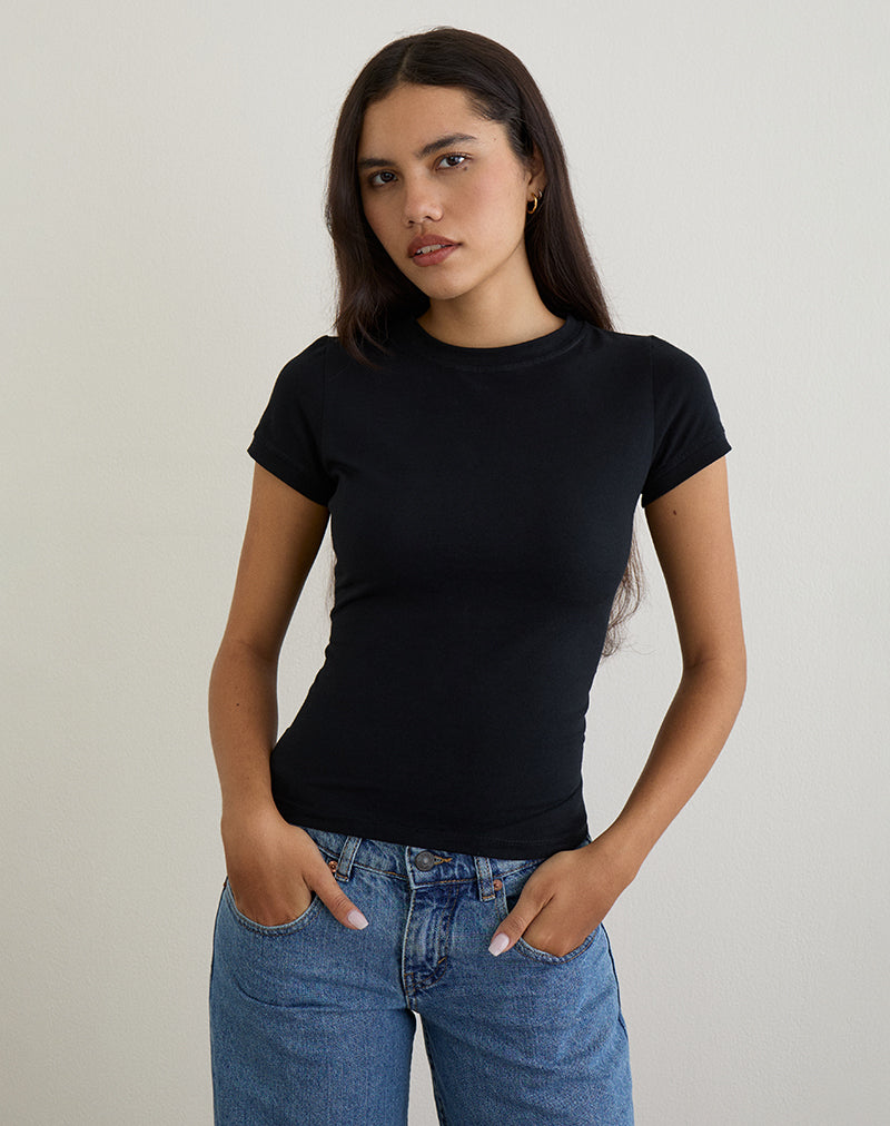 Sutin Tee in Black
