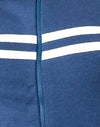 Navy with Ivory Stripes