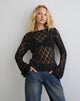 Image of Tate Jumper in Metallic Black