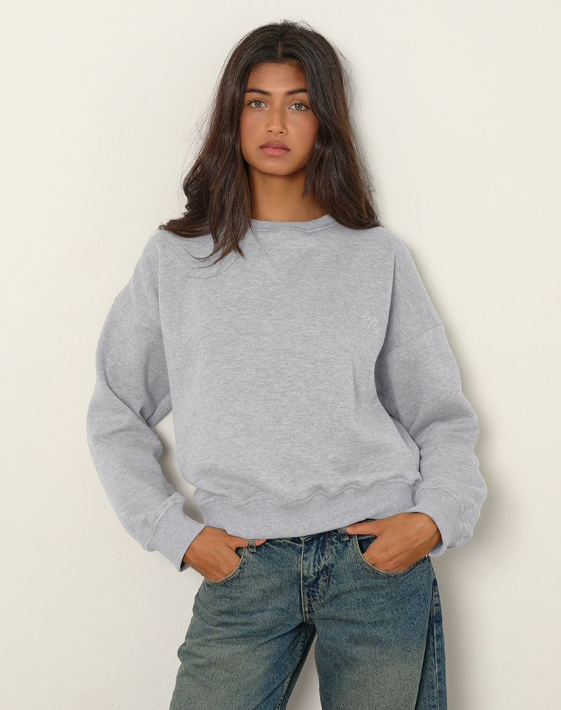 Marl grey sweatshirt on sale