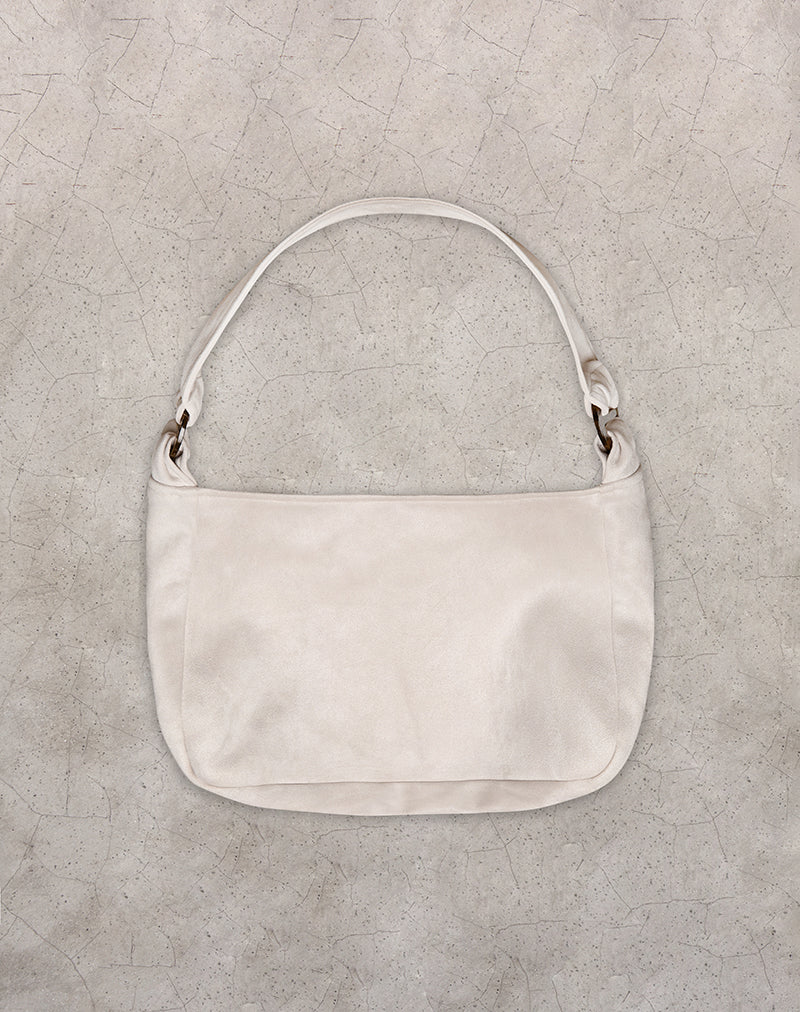 Image of Tetira Bag with Double Tortoise Shell Buckle in Cream
