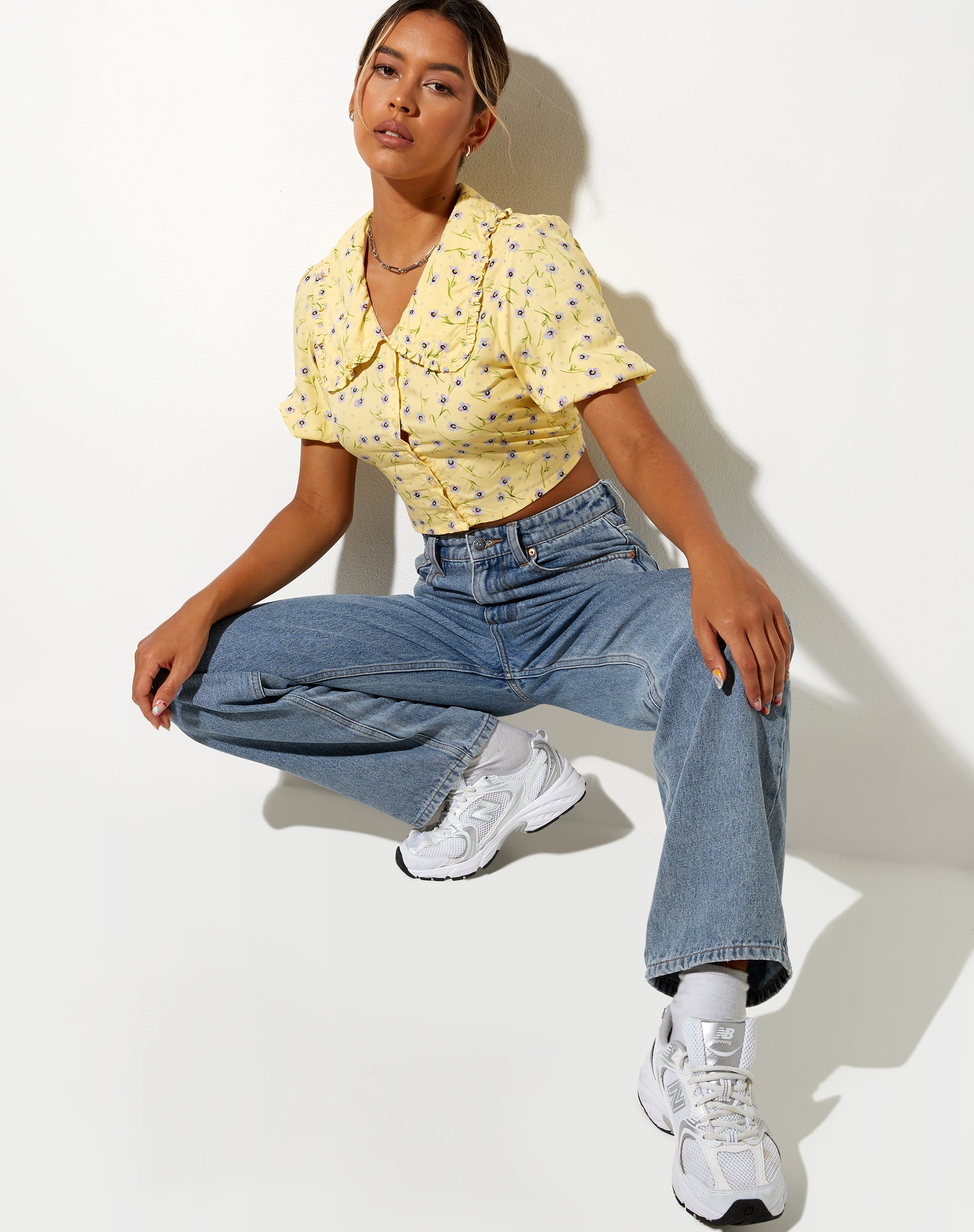 Image of Tucci Top in Wild Flower Lemon Drop