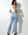 Image of Vasque Crop Top in Lycra White When Will We Dance Again