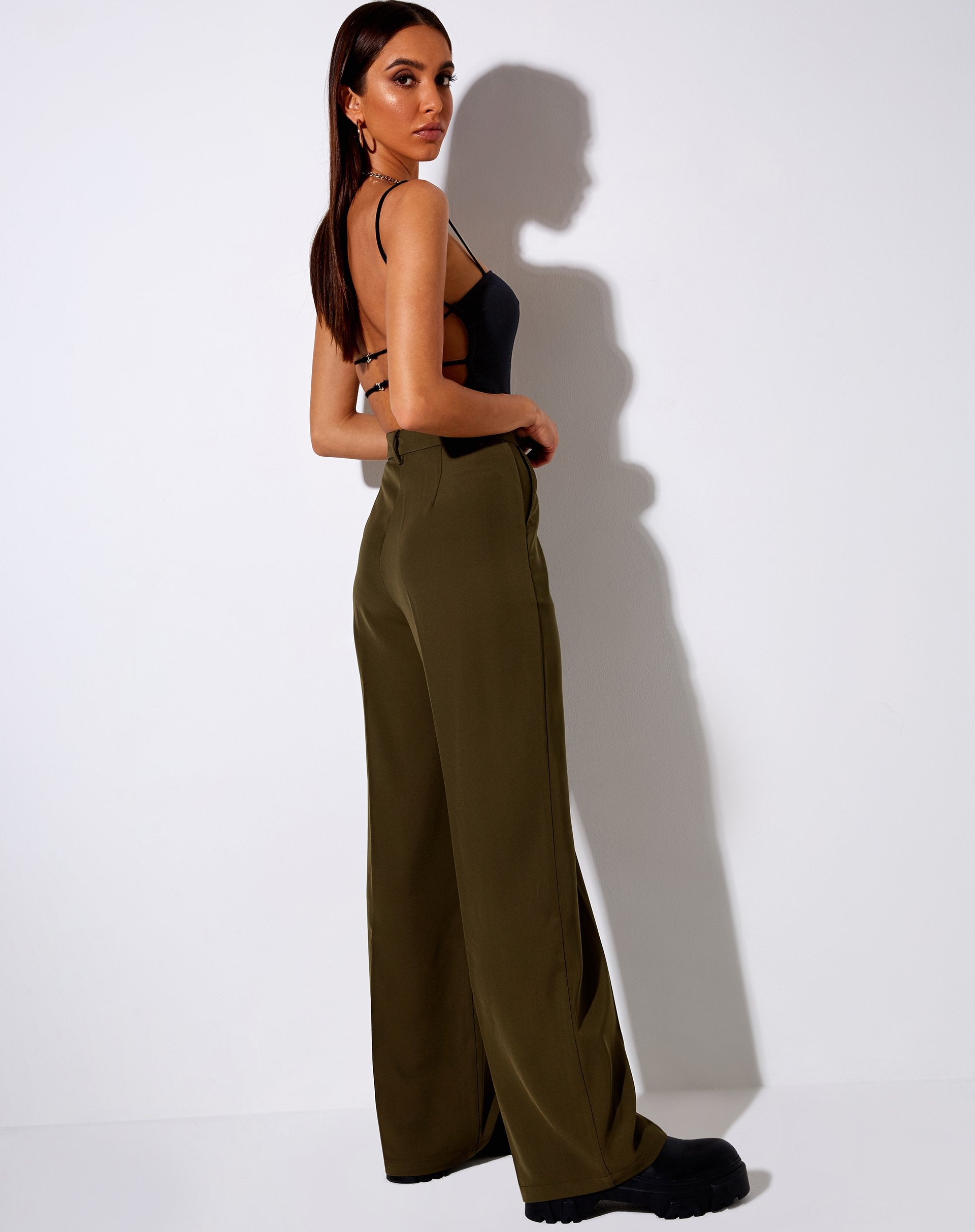 Image of Abba Trouser in Khaki