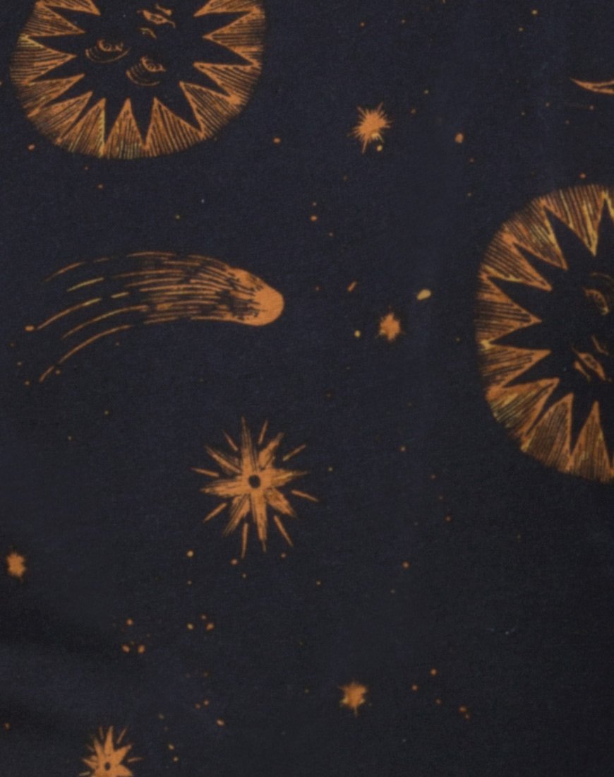 Image of Acro Unitard in Celestial Black