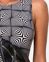Image of Acro Unitard in Sypro Black and White