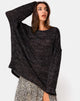 Image of Ajie Jumper in Black Knit
