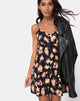 Image of Auvaly Slip Dress in Antique Rose Black
