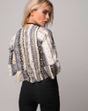Image of Basel Crop Top in Grunge Lace