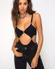 Image of Belina Cutout Bodice in Black