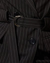 Pinstripe Black