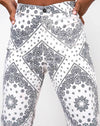 Image of Beth Trouser in Bandana Ecru Placement