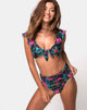 Image of Bev Top Bikini in Floral Fling