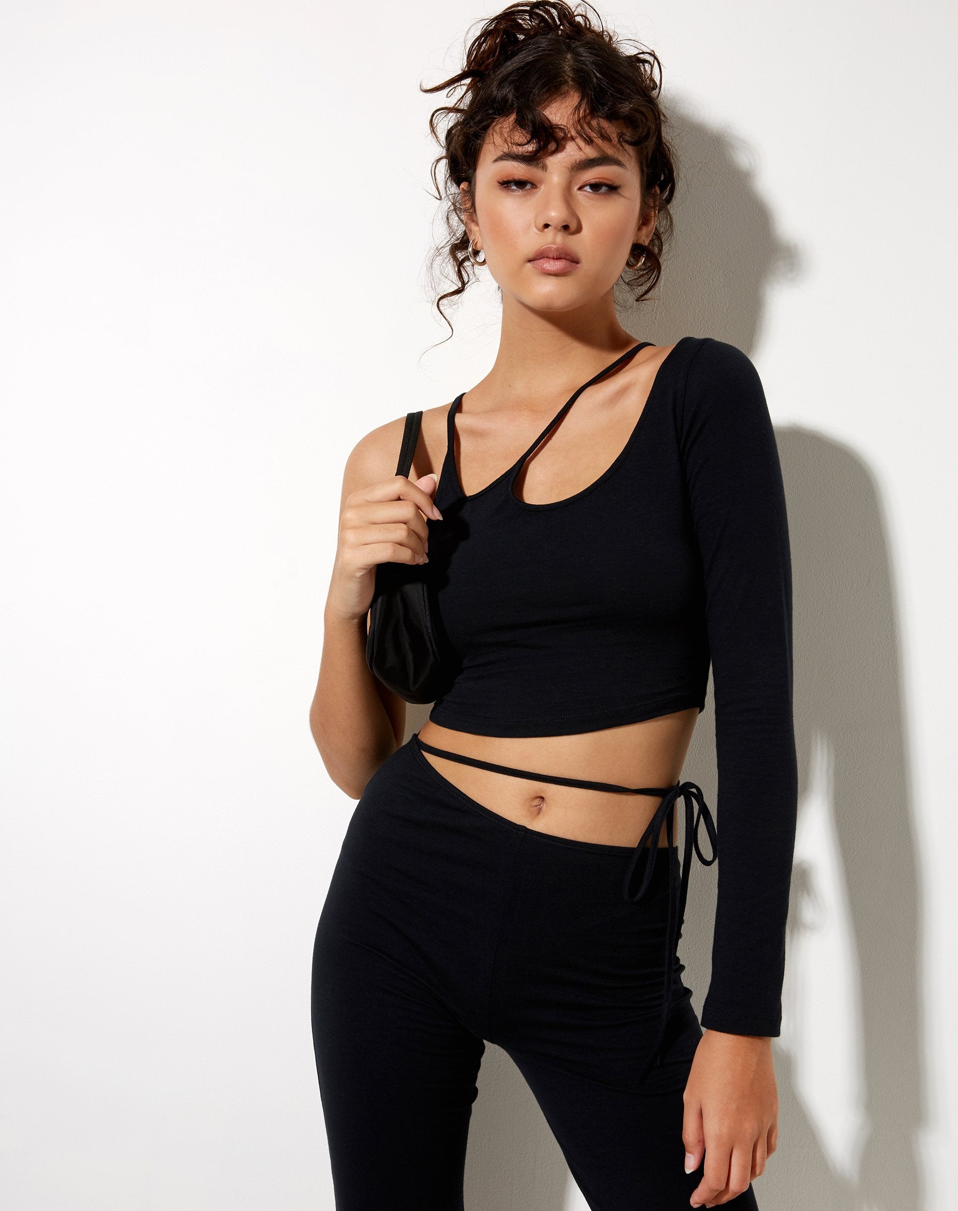 Image of Biase Crop Top in Black