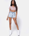 Image of Biaz Crop Top in Leopard Spot