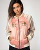 Image of Yaw Bomber Yellow Tiger Embroidery