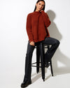 Image of Bondy Jumper in Knit Brick