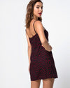 Image of Boyasly Dress in Mini Diana Dot Black Red