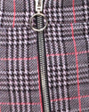 Image of Bronti Mini Skirt in Charles Check Blush