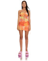 MOTEL X BARBARA Menari Bodycon Skirt in Fruit Crush Watercolour