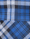 Image of Cassia Slip Dress in Plaid Stretch Blue