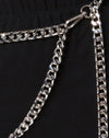 Image of Chain Belt Skirt in Black
