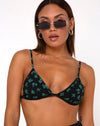 Image of Colesto Bralet in Hidden Charm Black and Peppermint