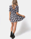 Image of Crosena Dress in Sundial Black