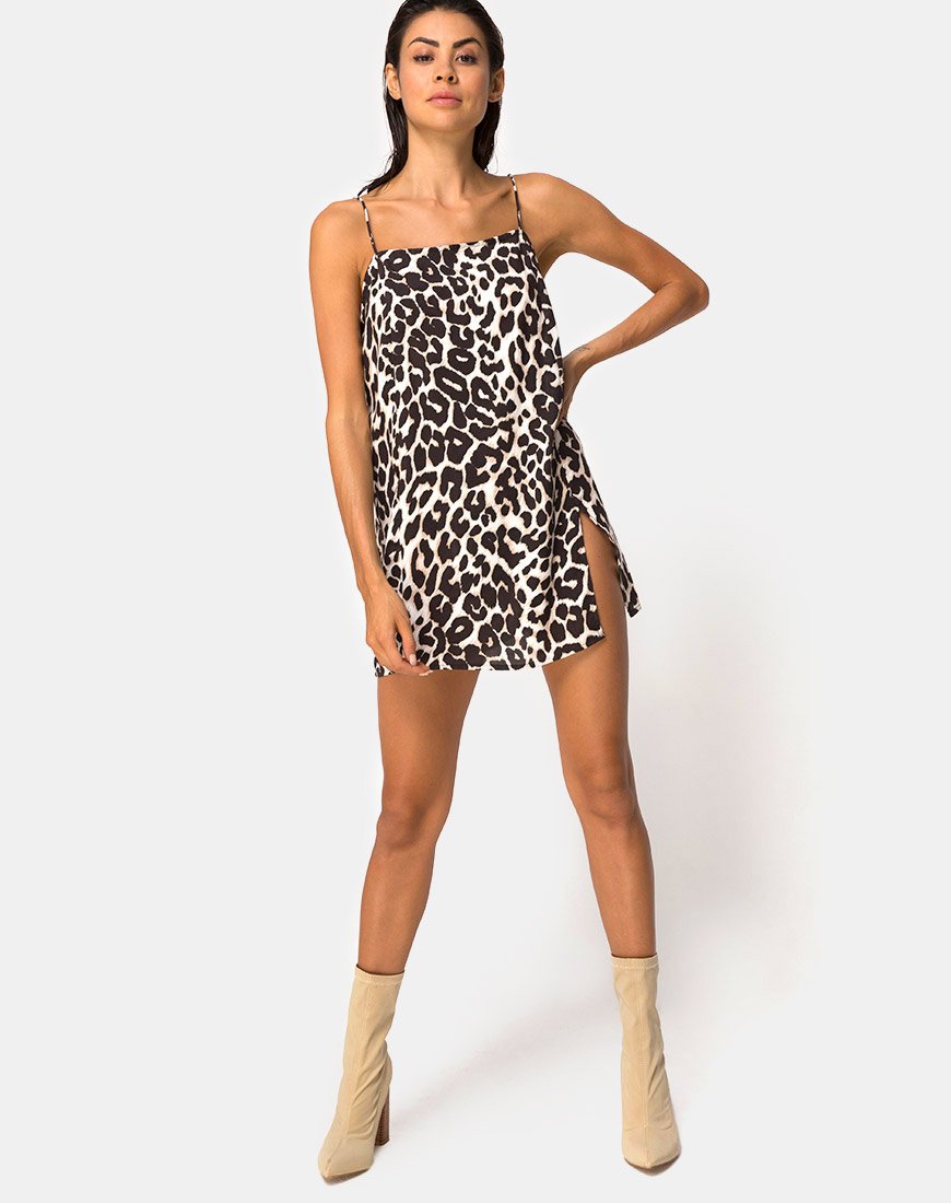 Image of Datista Slip Dress in Oversize Jaguar