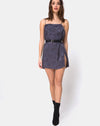 Image of Datista Slip Dress in Satin Rose Grey