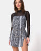 Image of Datista Slip Dress in Snake